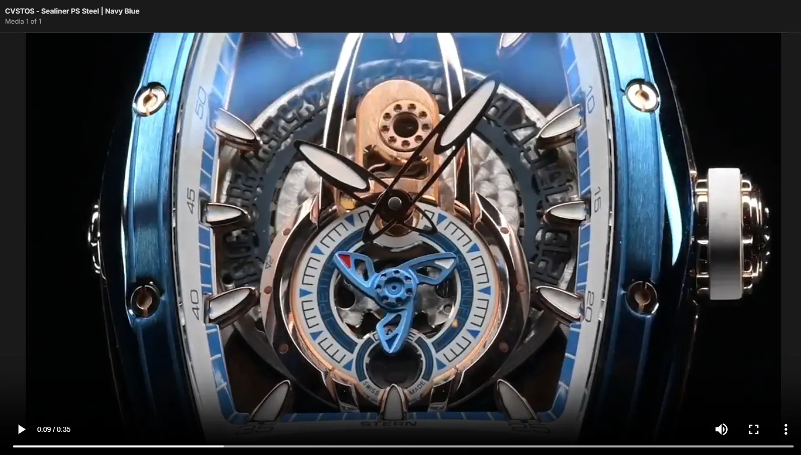 CVSTOS - Sealiner PS Sky Blue Steel | Rose-Gold