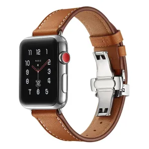 Designer Premium Leather Butterfly Buckle Wristband Series