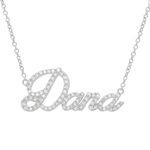 Diamond Dana Custom Name Necklace