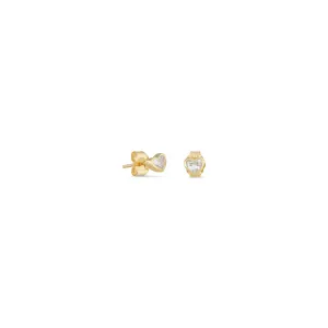 Diamond Heart Studs
