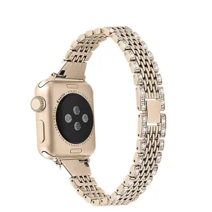 Diamond Luxury-Premium Steel Strap For Apple Watchband Series 7 6 5 4