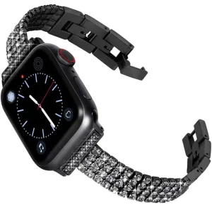 Diamond Strap Case For Apple Watch Band Series 7 6 5 4 Luxury Bracelet Stainless Steel Strap For iWatch 45mm 41mm 44mm 40mm|Watchbands|