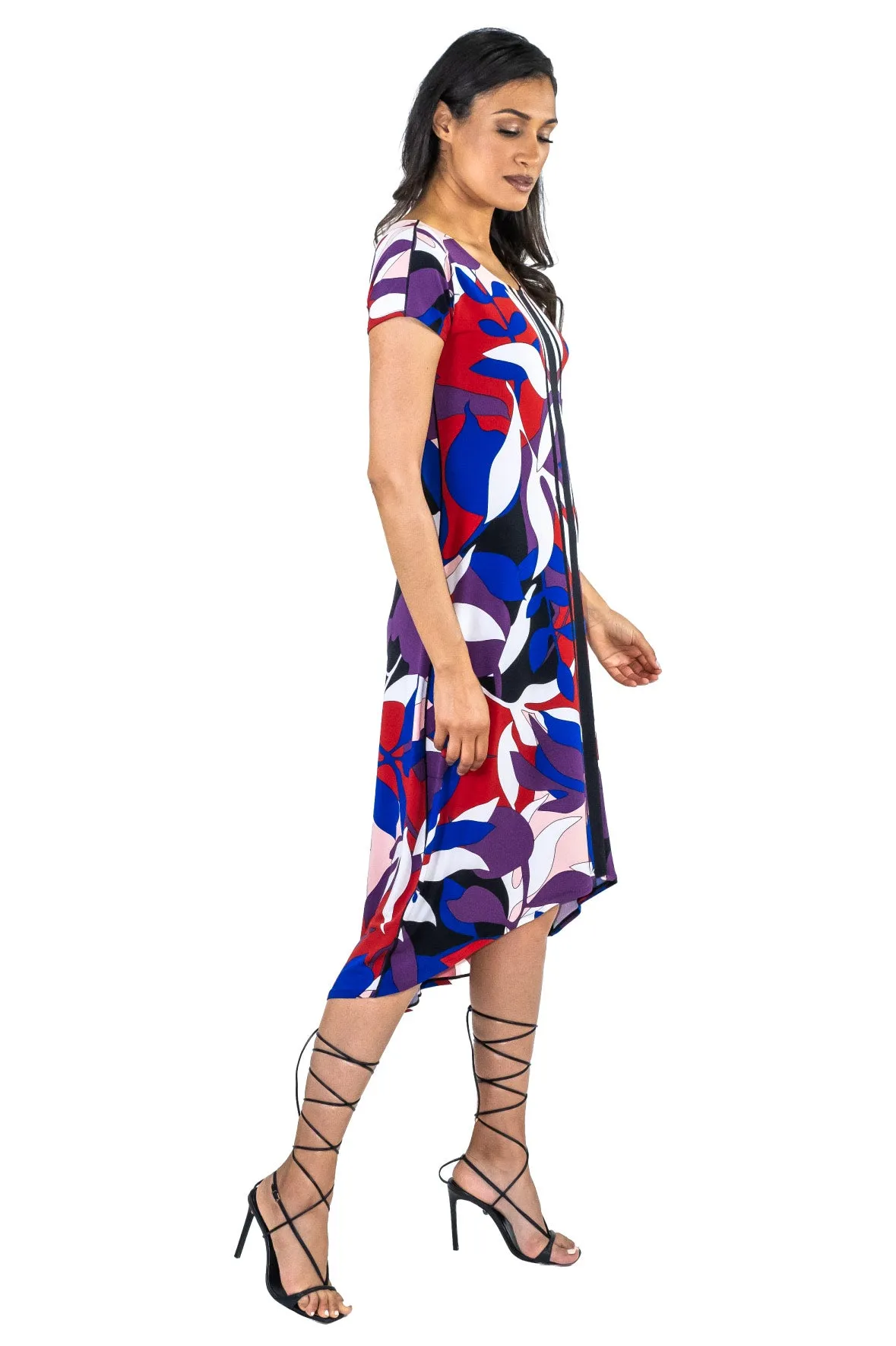 Drop Shoulder Long Back Dress