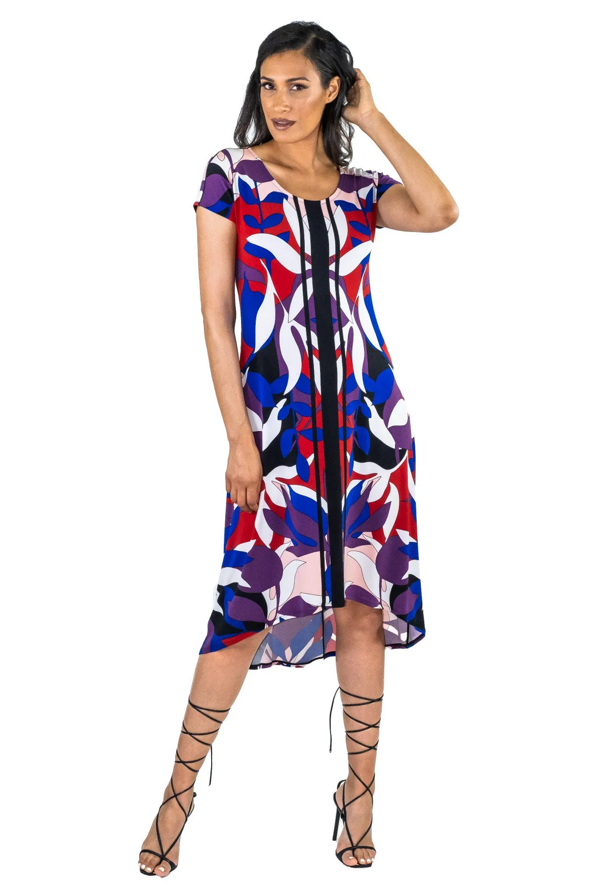 Drop Shoulder Long Back Dress