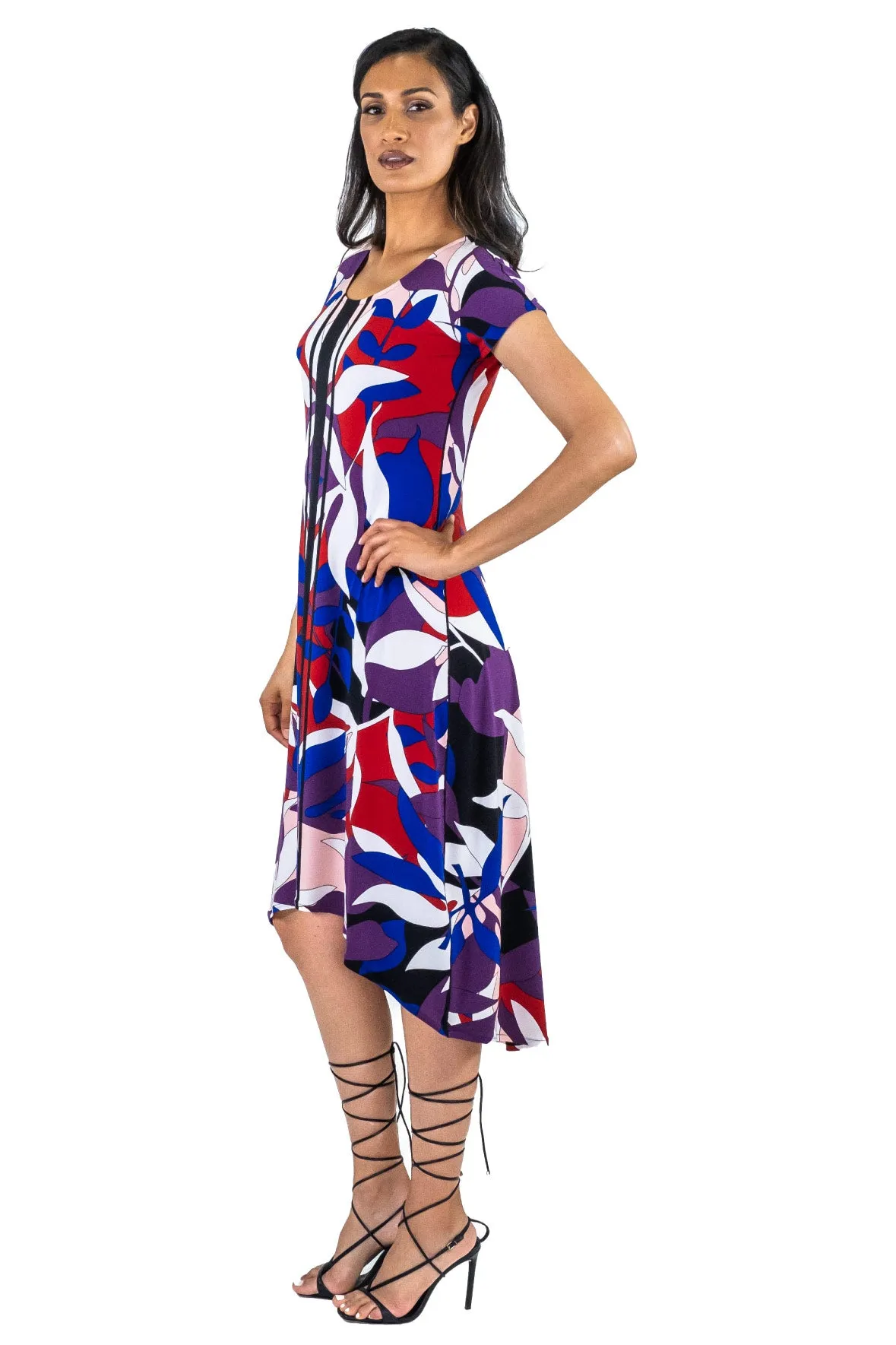 Drop Shoulder Long Back Dress