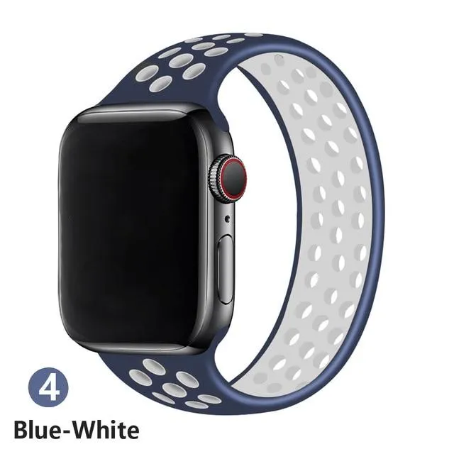 Elastic Belt Silicone Solo Loop Waterproof Rubber Wristband
