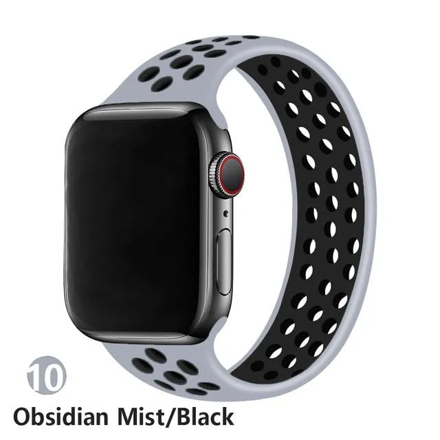 Elastic Belt Silicone Solo Loop Waterproof Rubber Wristband