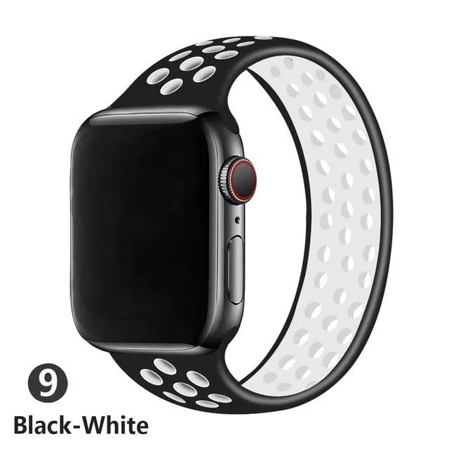 Elastic Belt Silicone Solo Loop Waterproof Rubber Wristband