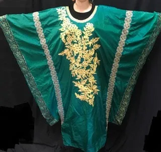 Embroidered Khaleegy Thobe-Emerald