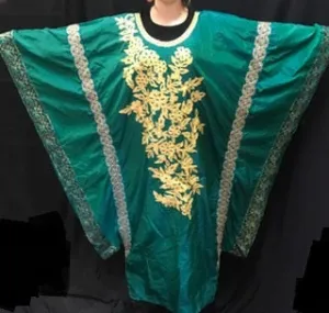 Embroidered Khaleegy Thobe-Emerald