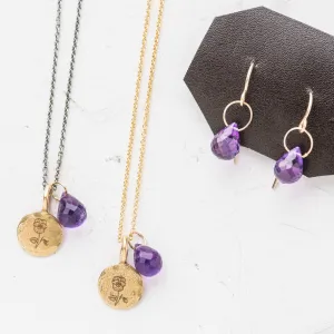 February Birth Flower Necklace: Primrose