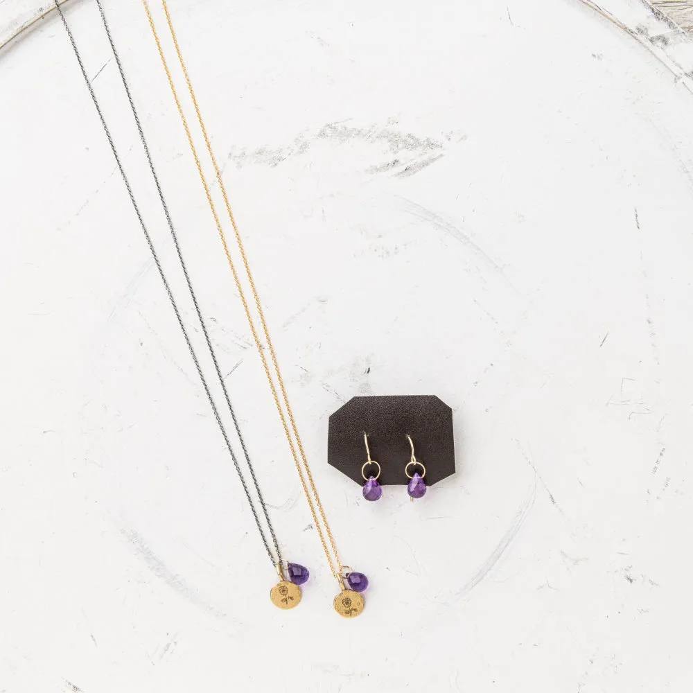 February Birth Flower Necklace: Primrose