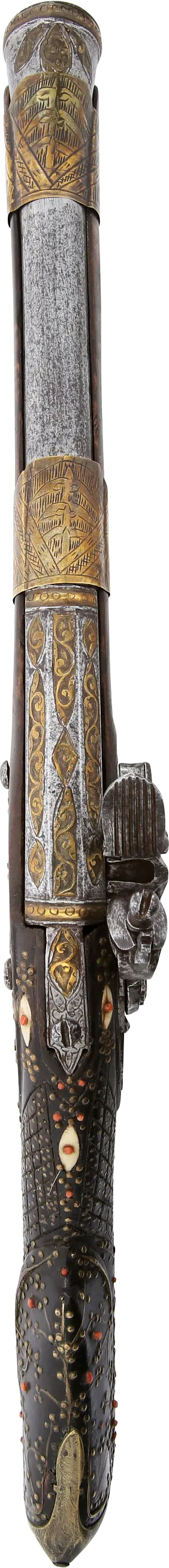 FINE OTTOMAN TURKISH BLUNDERBUSS