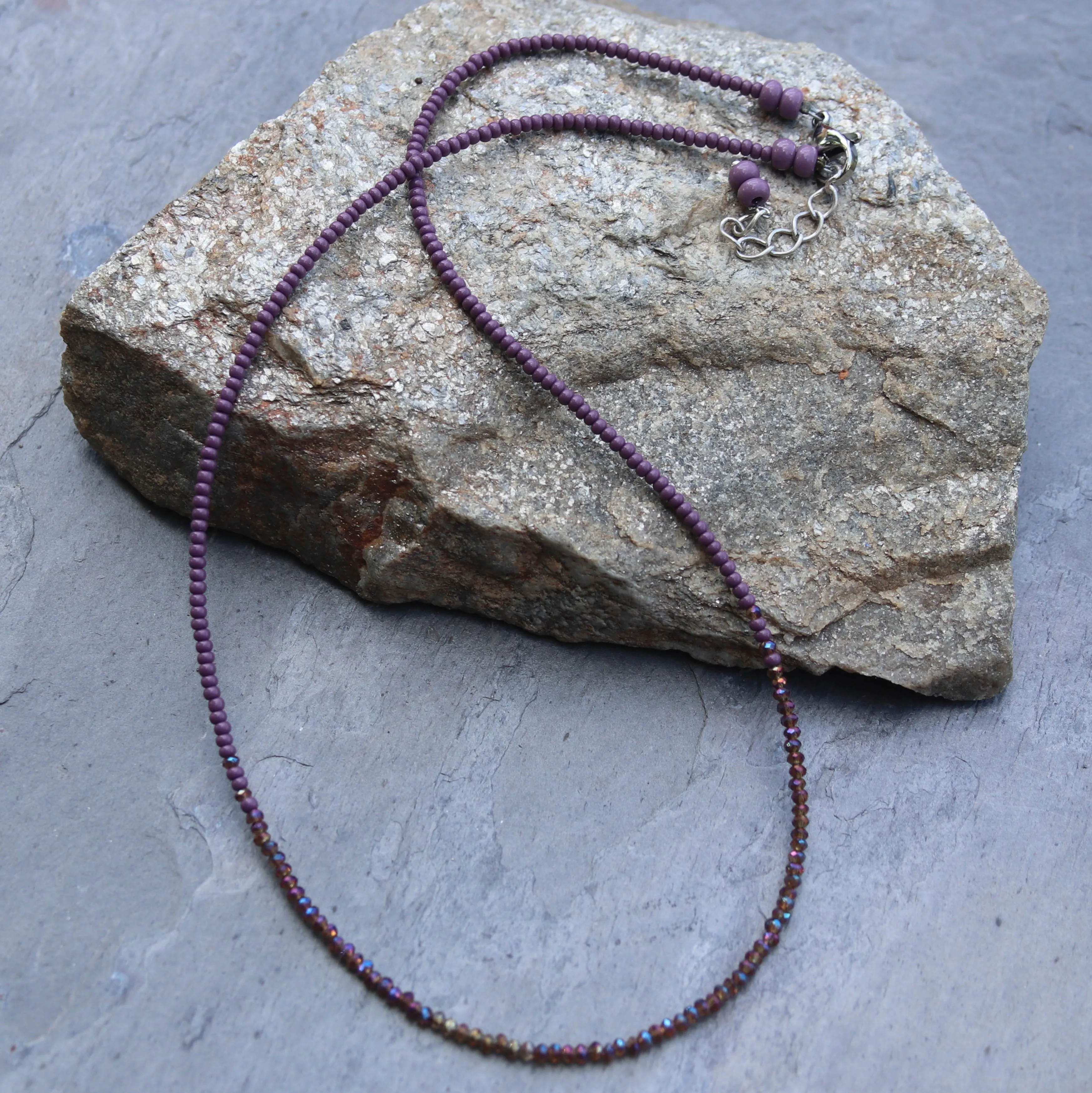Flash Necklace - Amethyst