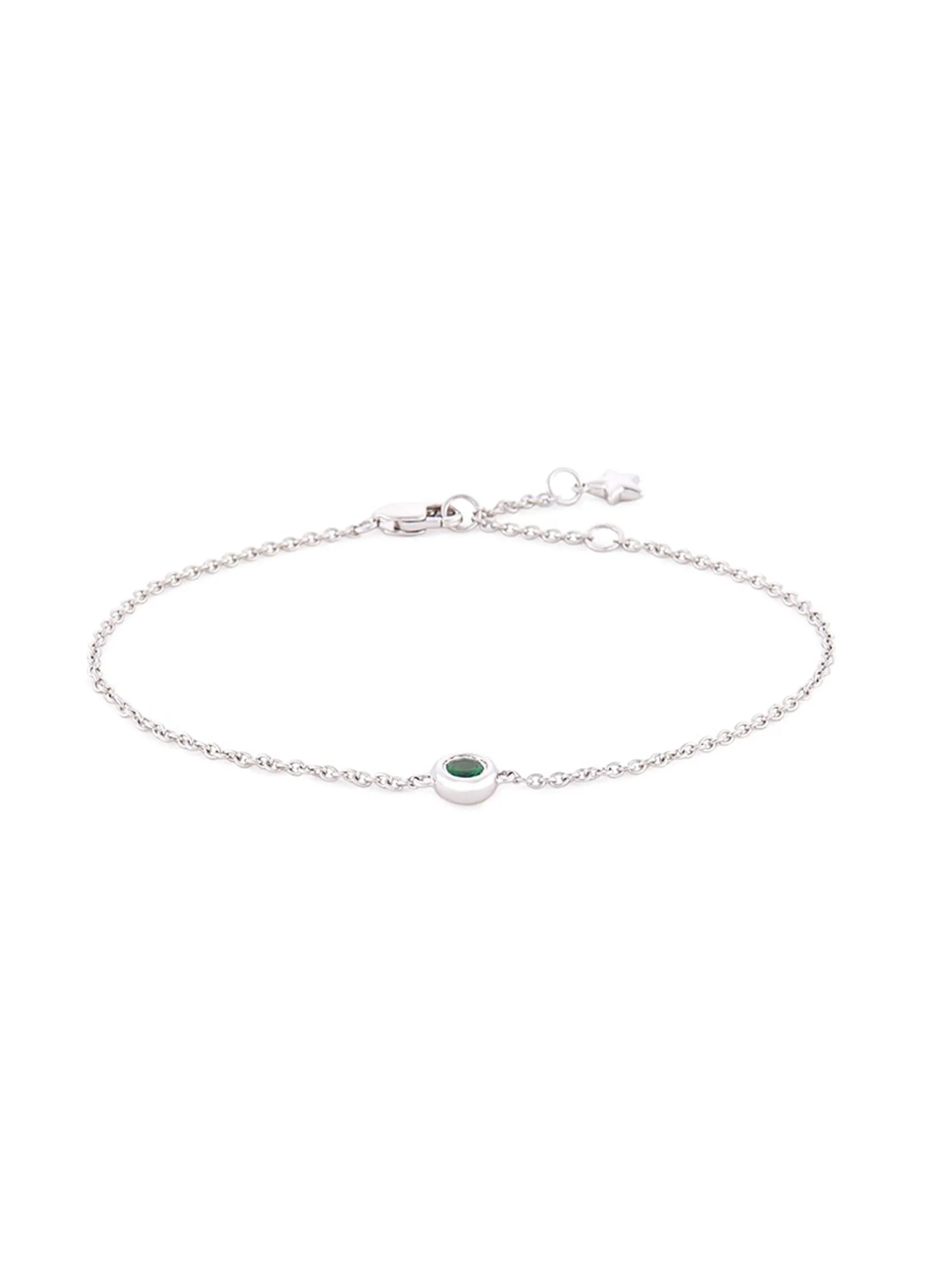 Garnet 18k white gold bracelet - LC Collection Jewellery - Metallic