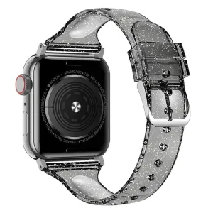 Glitter Silicone Strap Series 7 6 Slim Transparent Bracelet Wristband