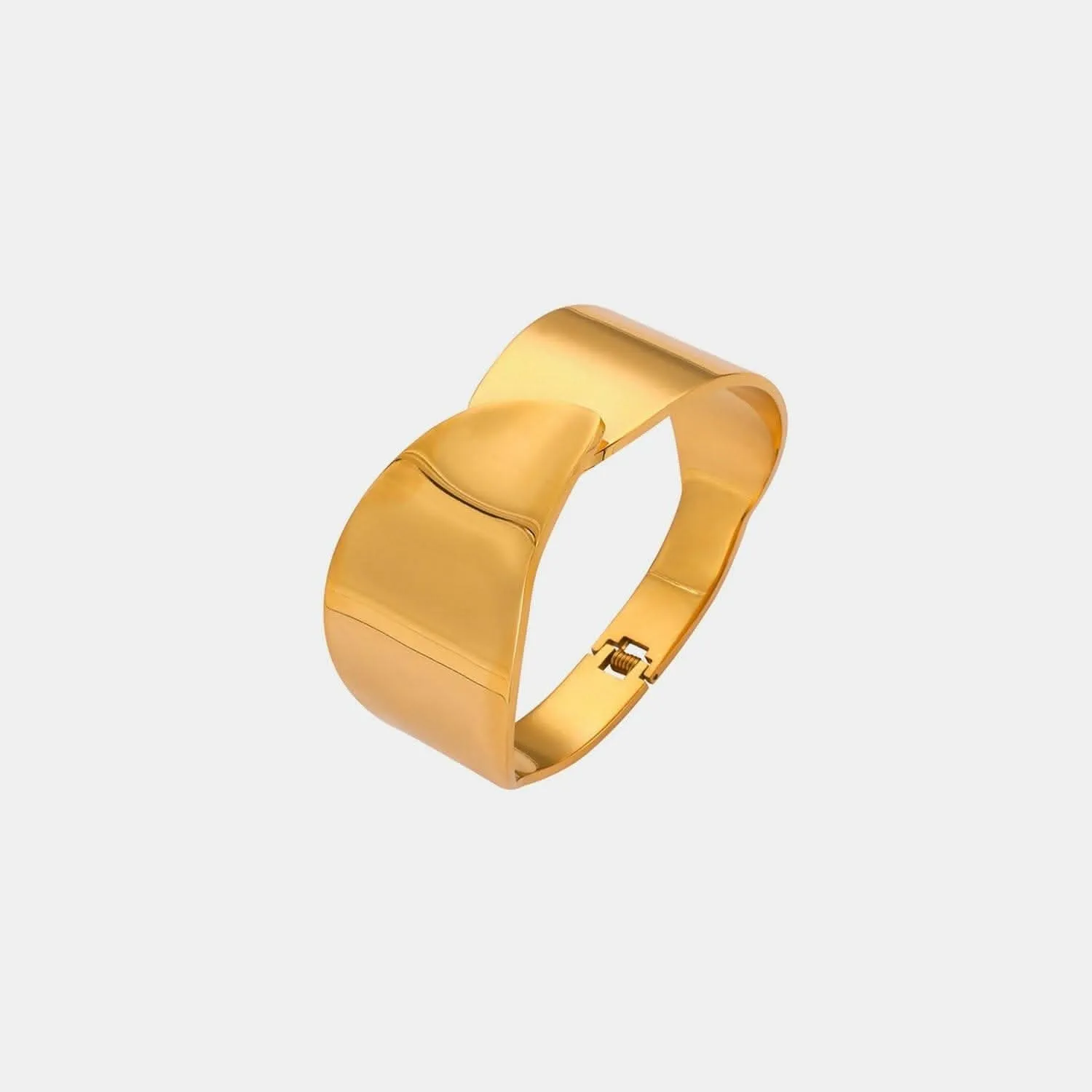 Gold-plated titanium bracelet
