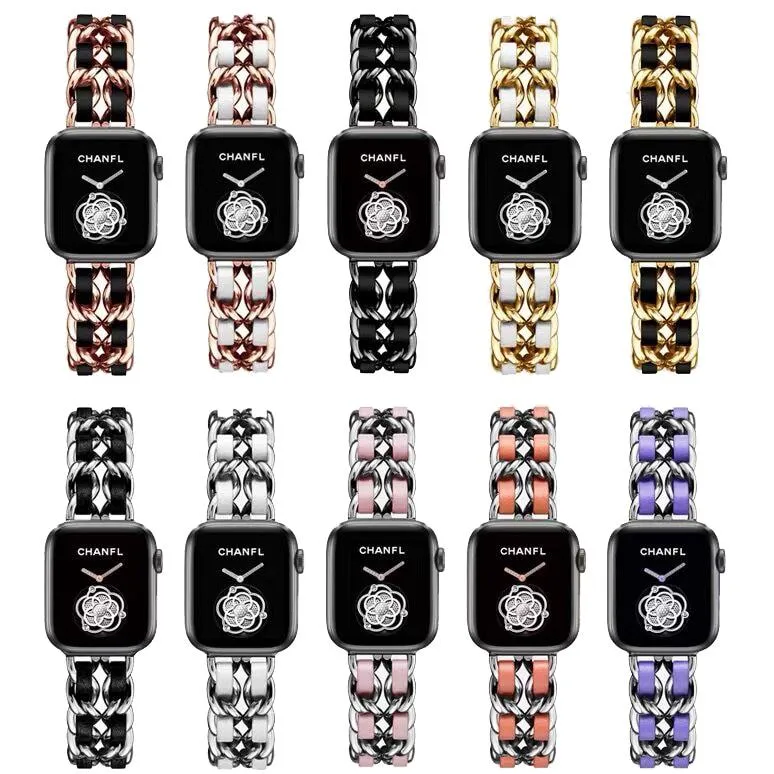 High end luxury designer Apple Watch women ladies Band Strap
