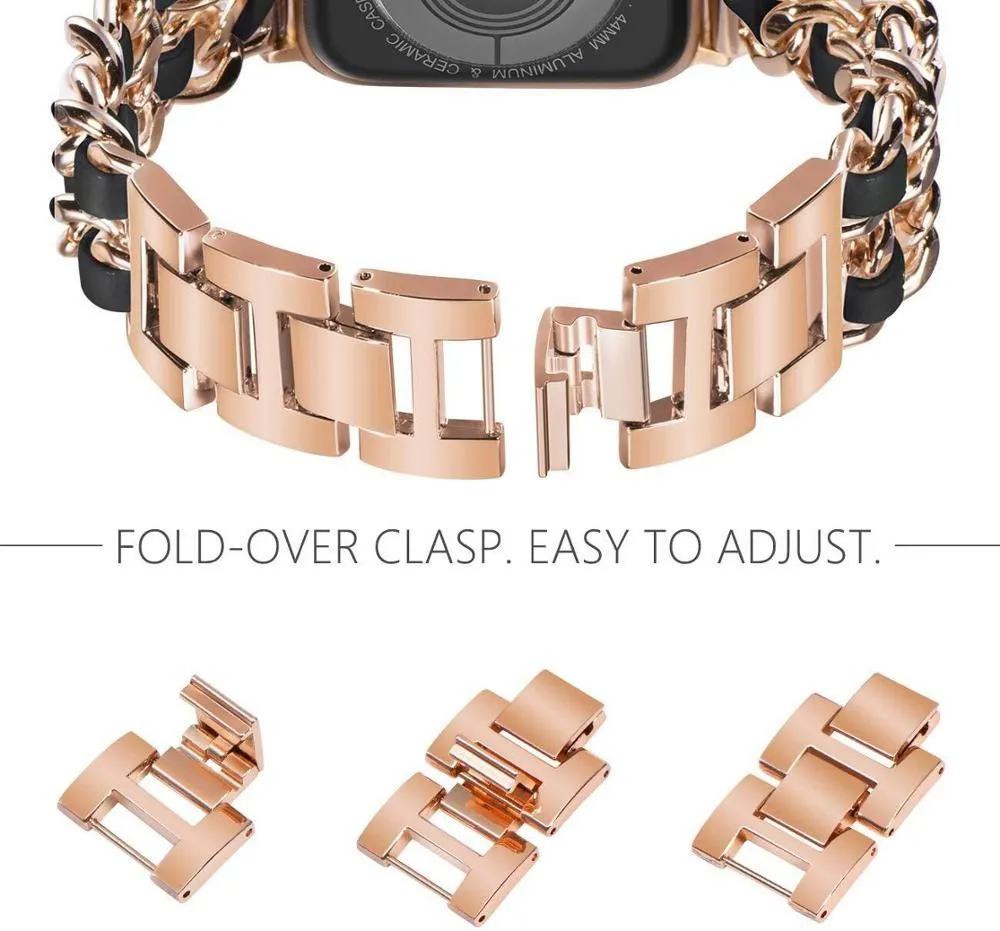 High end luxury designer Apple Watch women ladies Band Strap