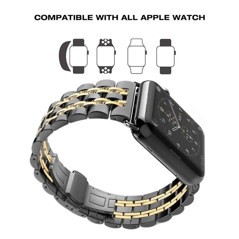 High-Quality Metal Apple Watch Strap Series Stainless Steel