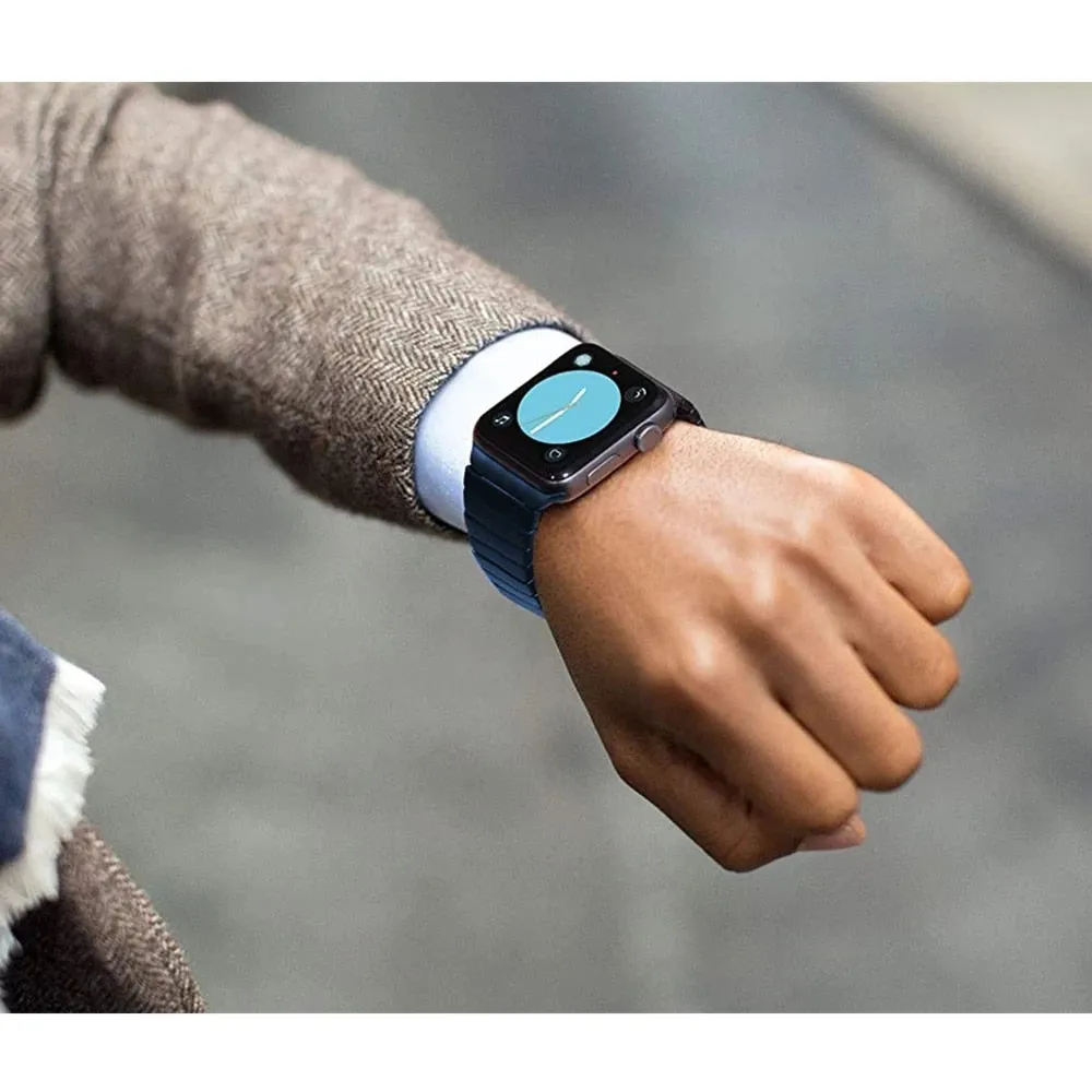 High-Quality Steel Strap For Apple Series 7 6 5 Butterfly Buckle Metal
