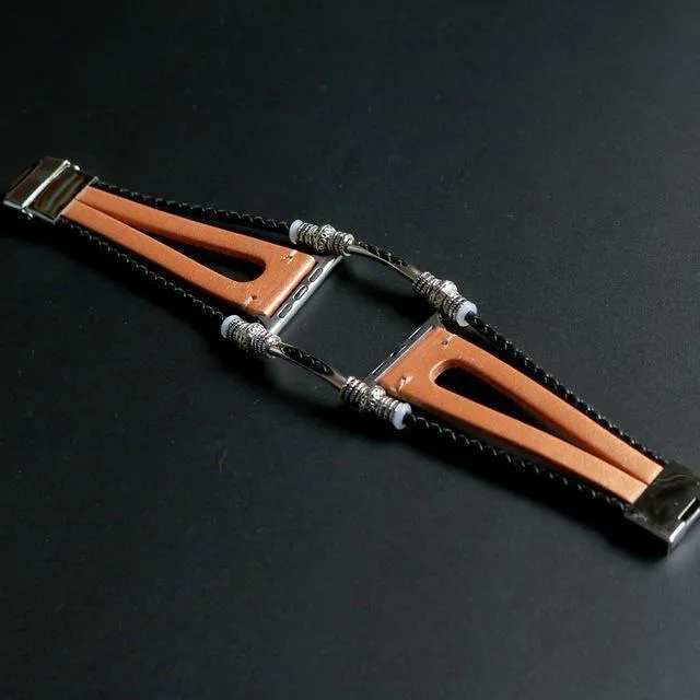 Homemade Ethnic Vintage Bead w/ Leather Retro Punk Style Series