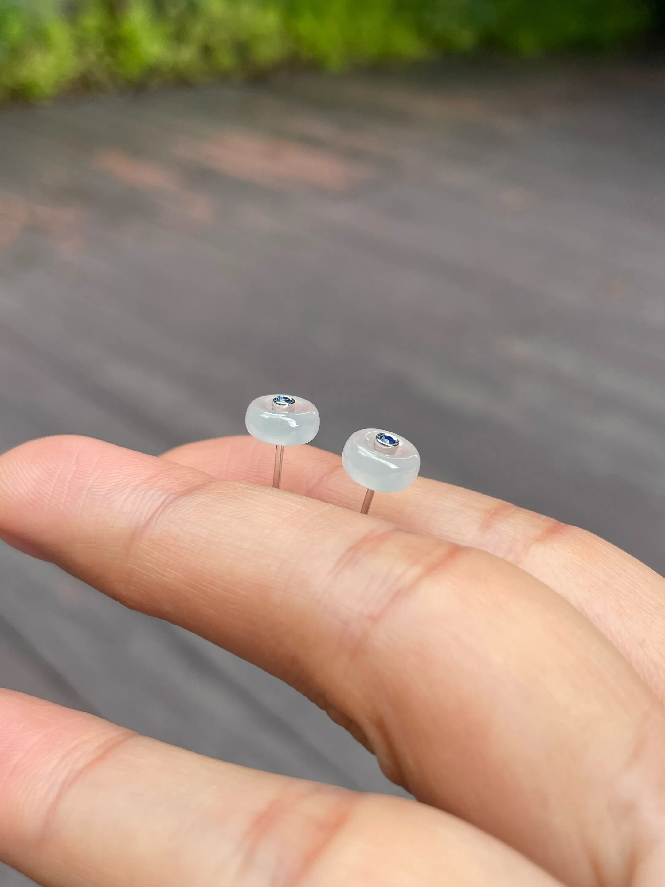 Icy Jade Earrings (NJE090)