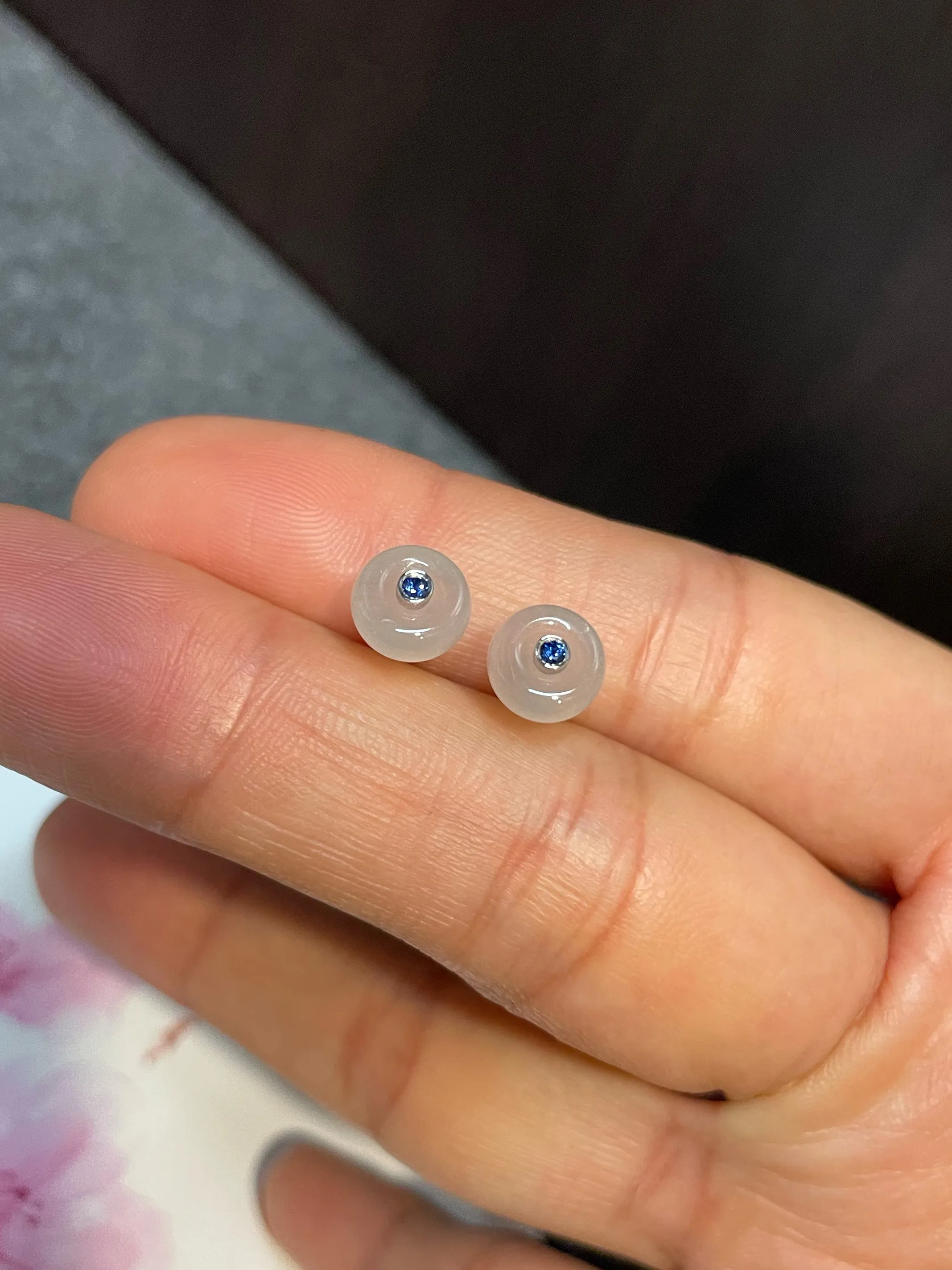 Icy Jade Earrings (NJE090)