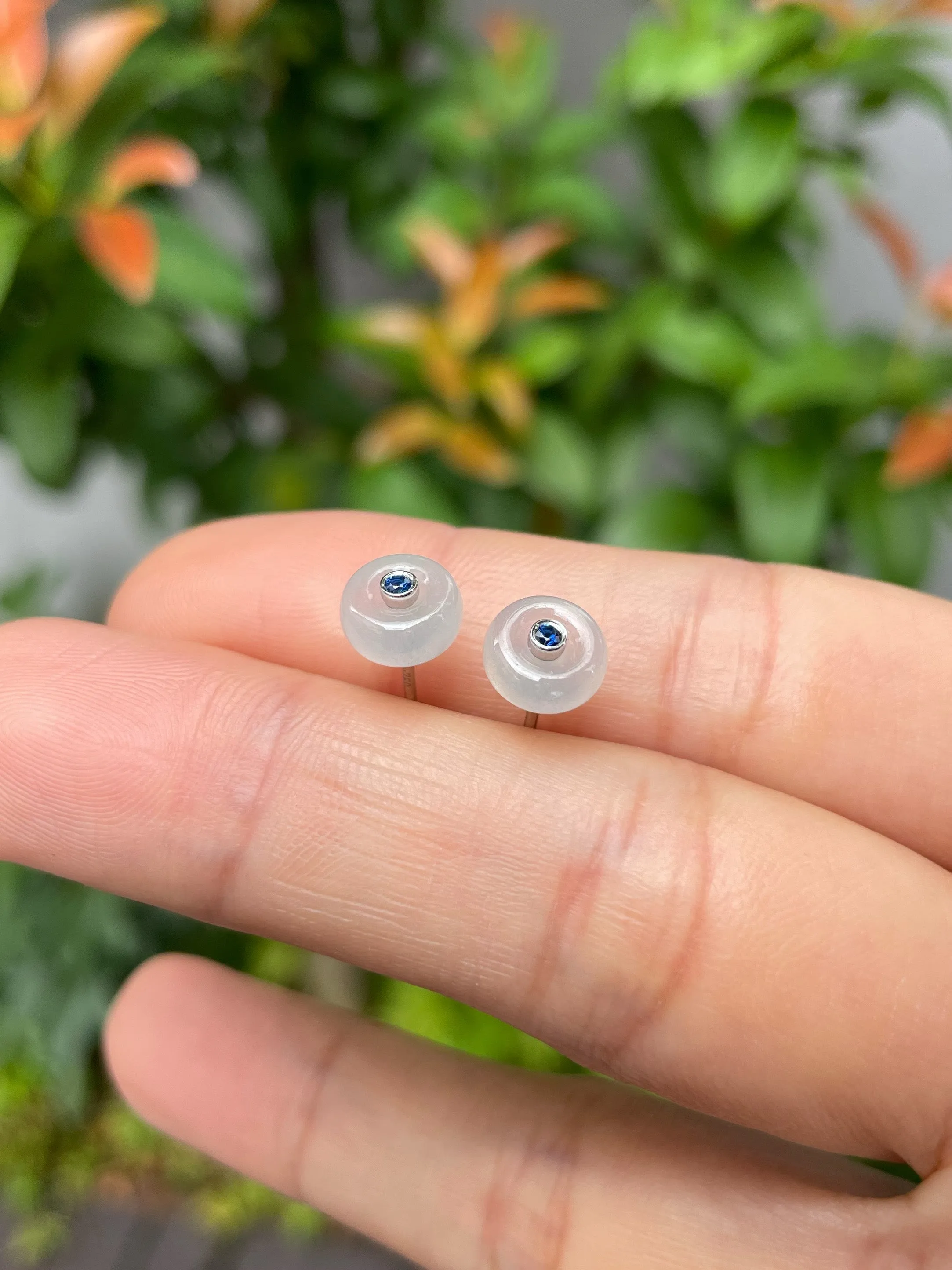 Icy Jade Earrings (NJE090)