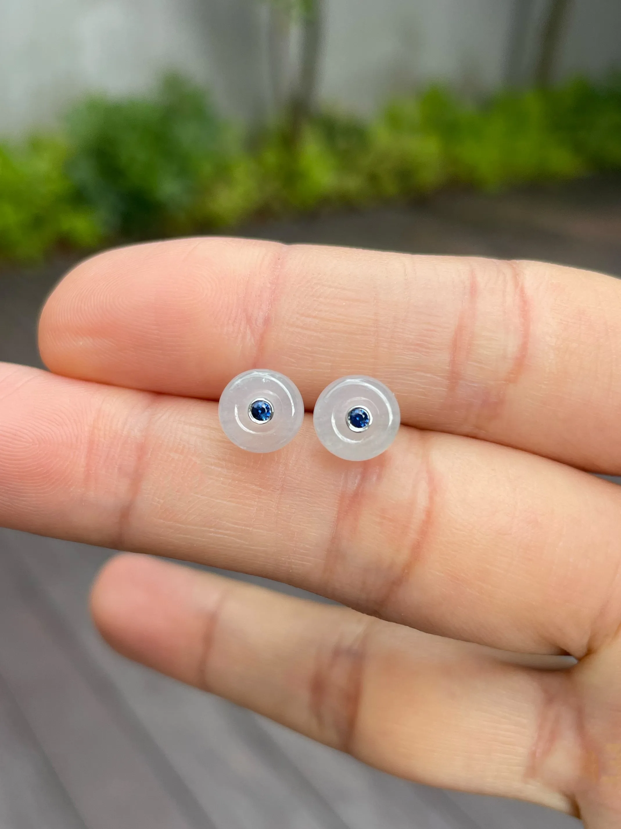 Icy Jade Earrings (NJE090)