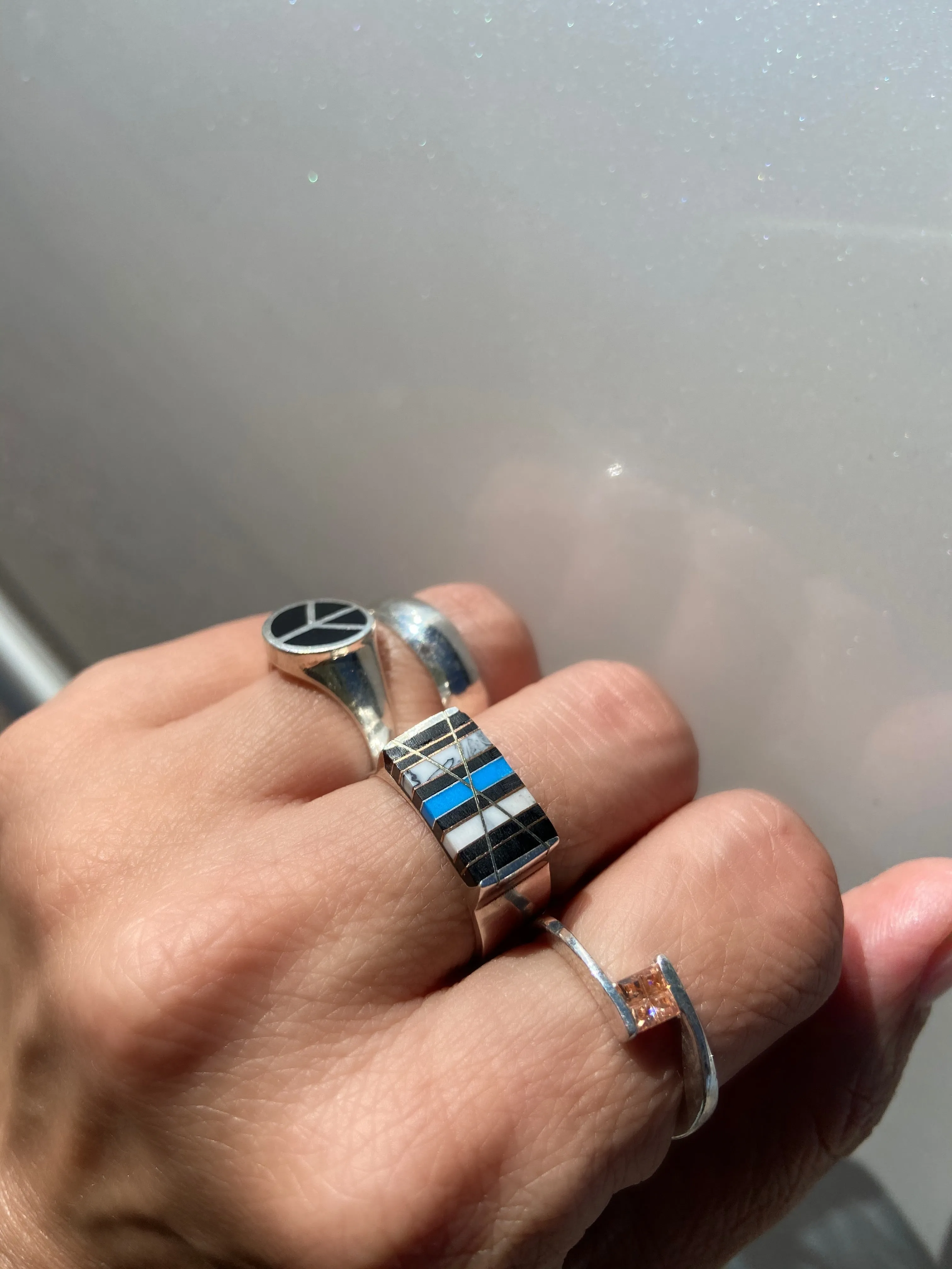 Inlaid Stone Band