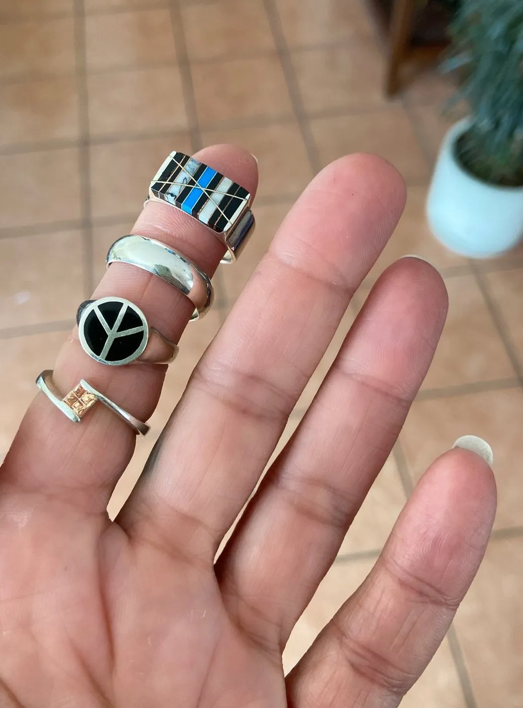 Inlaid Stone Band