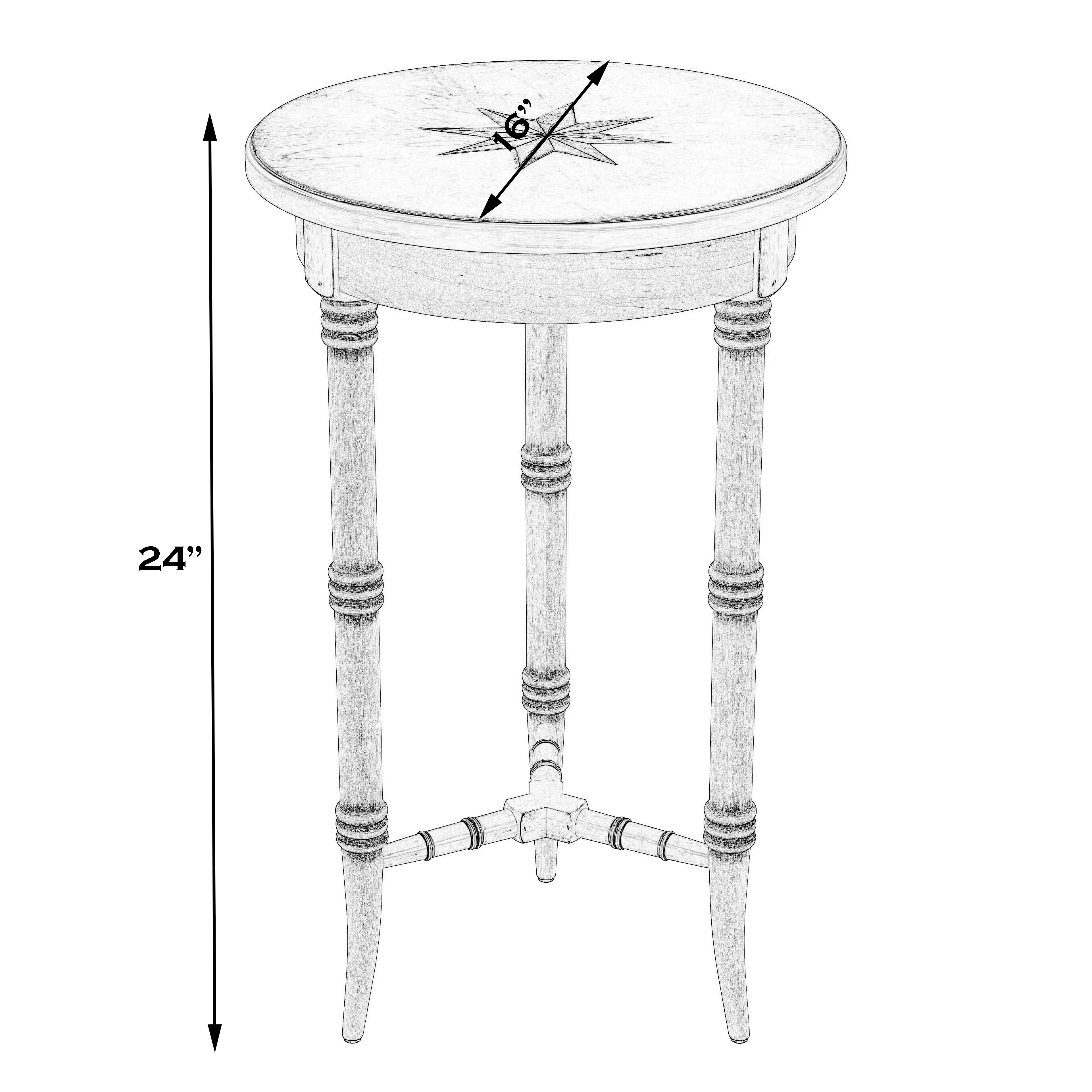 Isla Side Table in Medium Brown  3615101