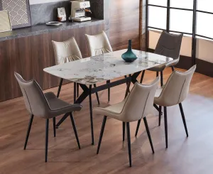 Jade 7 Piece 1.6M Dining Set