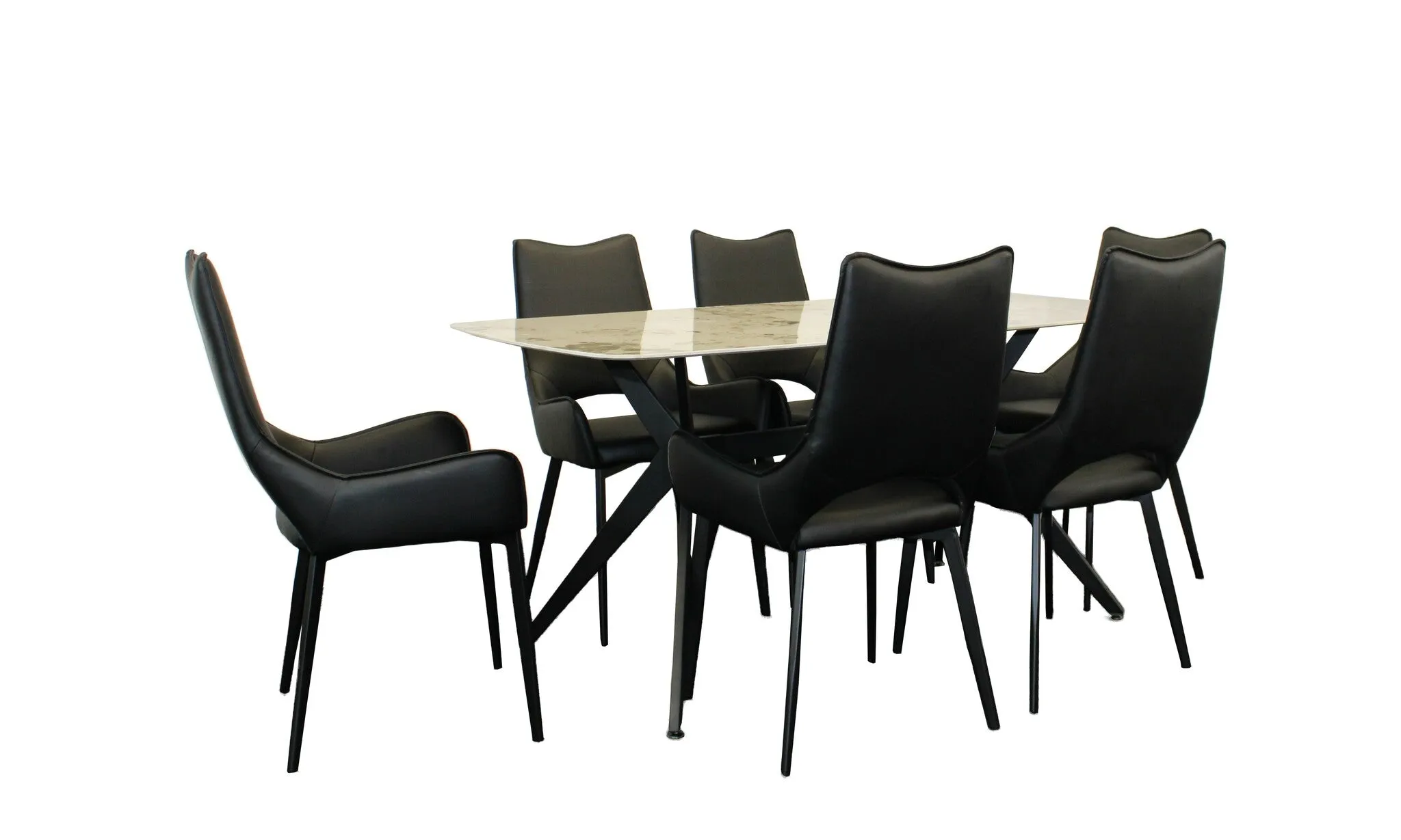 Jade 7 Piece 1.6M Dining Set