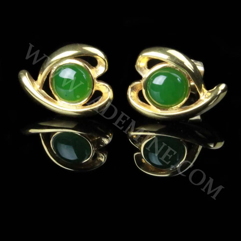 Jade Earrings, E0016