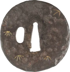 JAPANESE SWORD GUARD, TSUBA, FOR THE LONG SWORD, KATANA