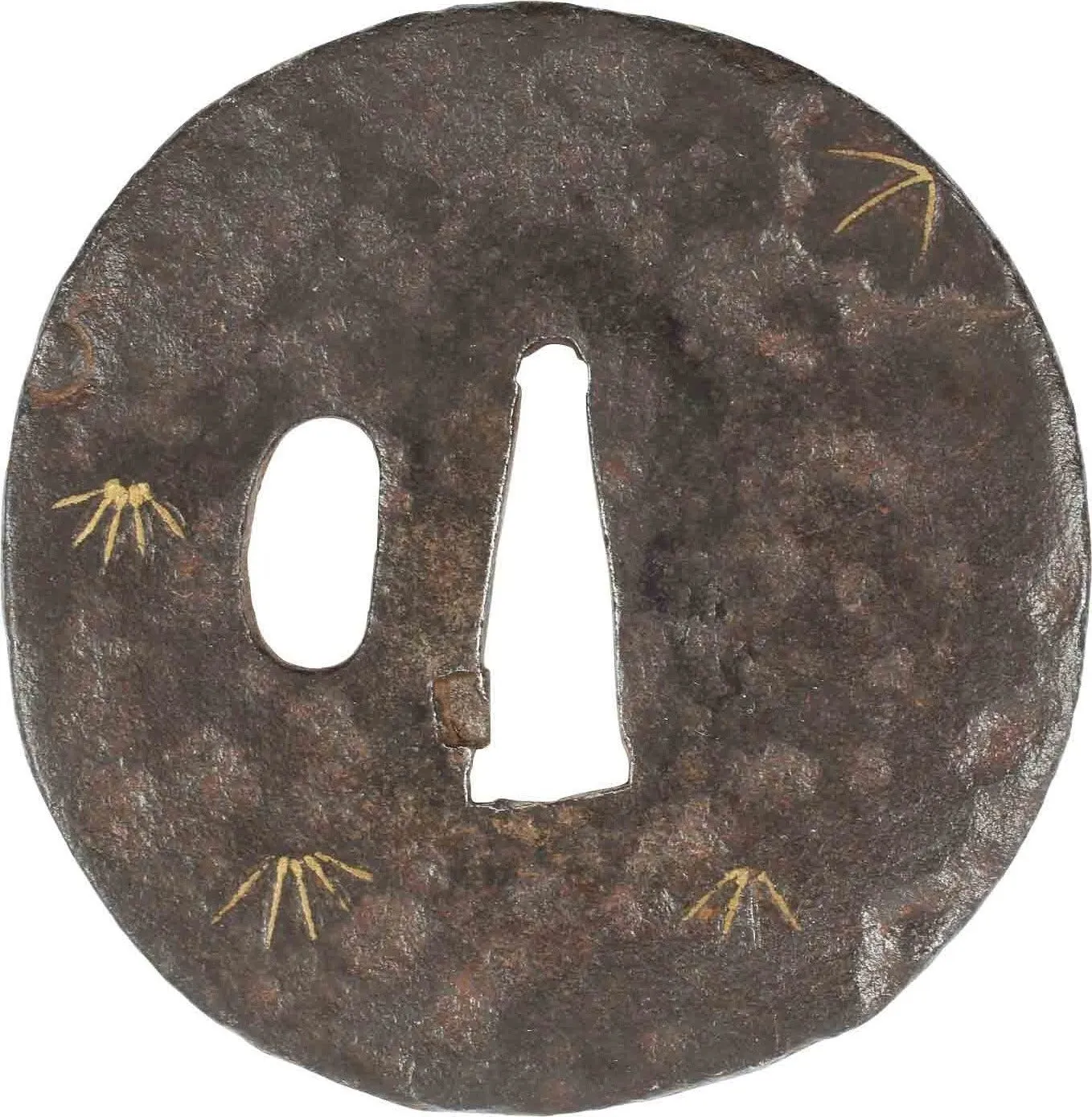JAPANESE SWORD GUARD, TSUBA, FOR THE LONG SWORD, KATANA