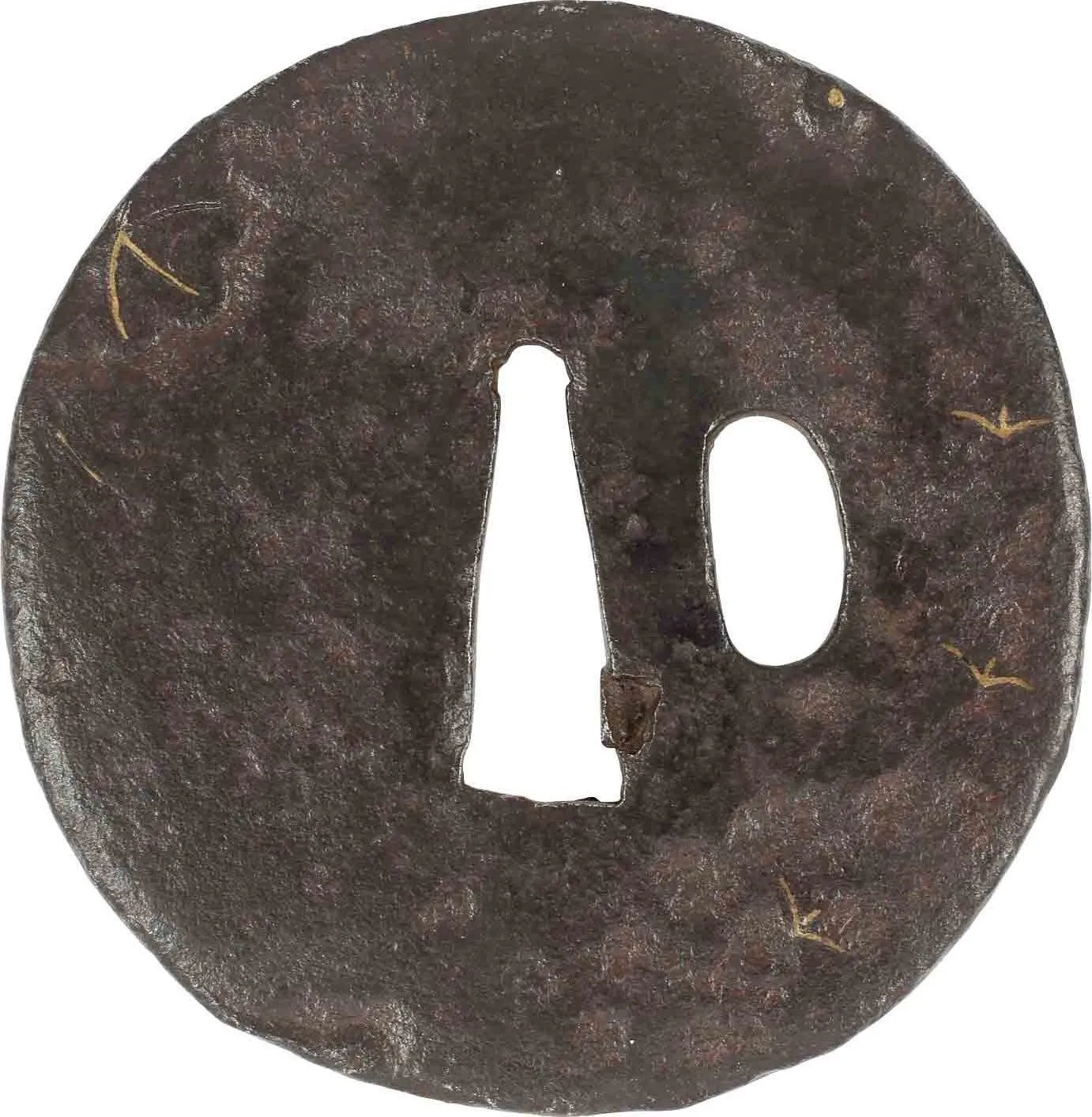 JAPANESE SWORD GUARD, TSUBA, FOR THE LONG SWORD, KATANA