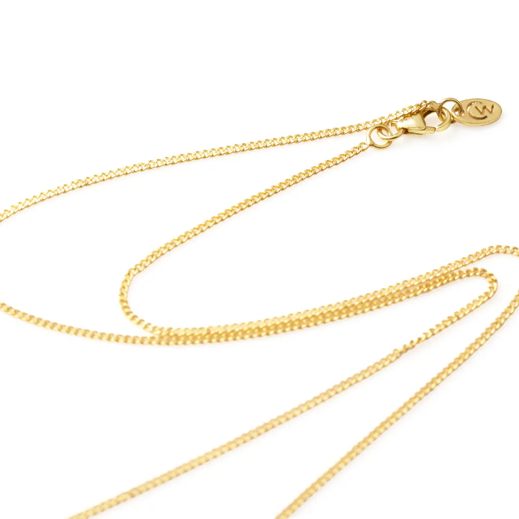 Lakshmi Hammered Disc Necklace - Gold