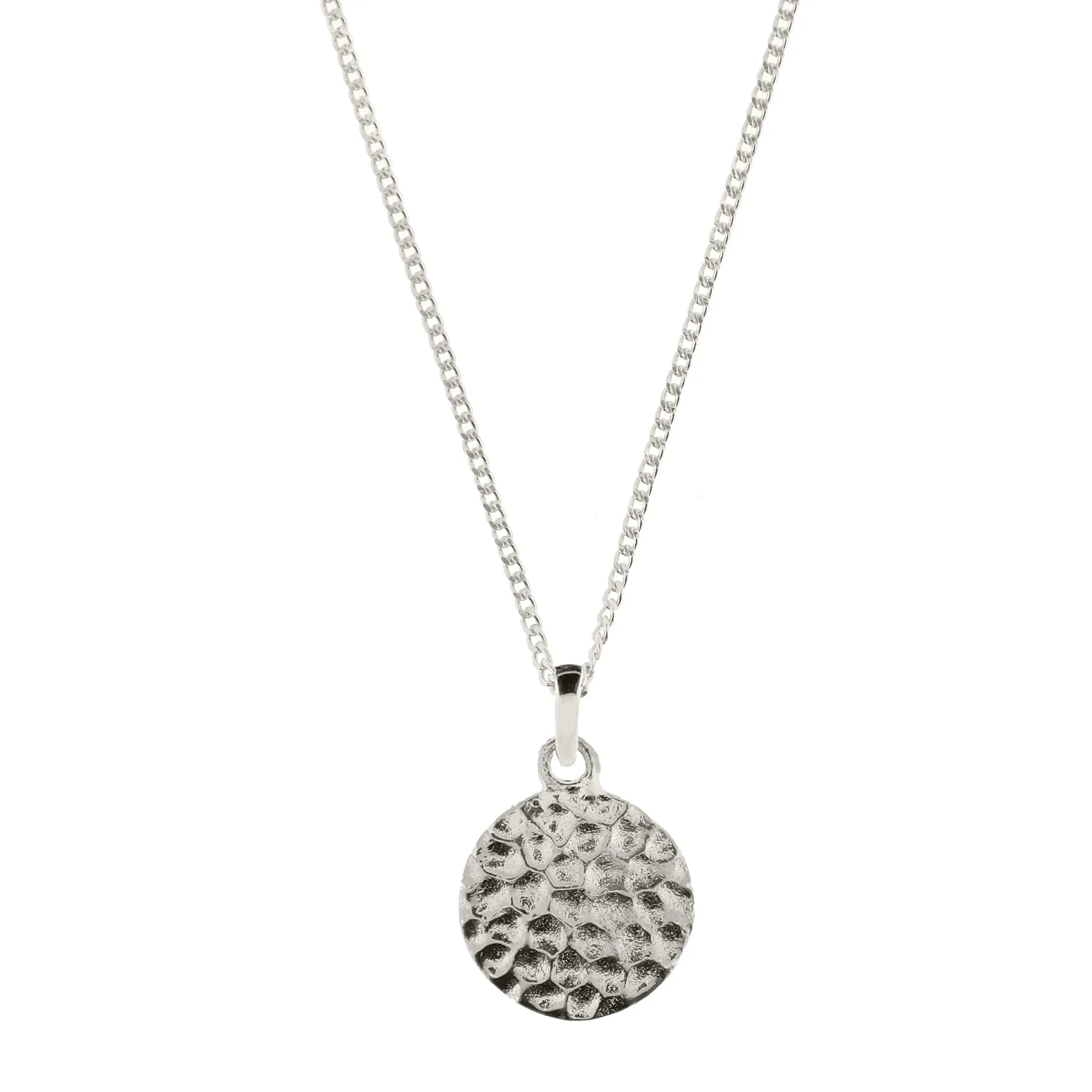 Lakshmi Hammered Disc Necklace