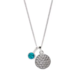 Lakshmi Hammered Disc Necklace