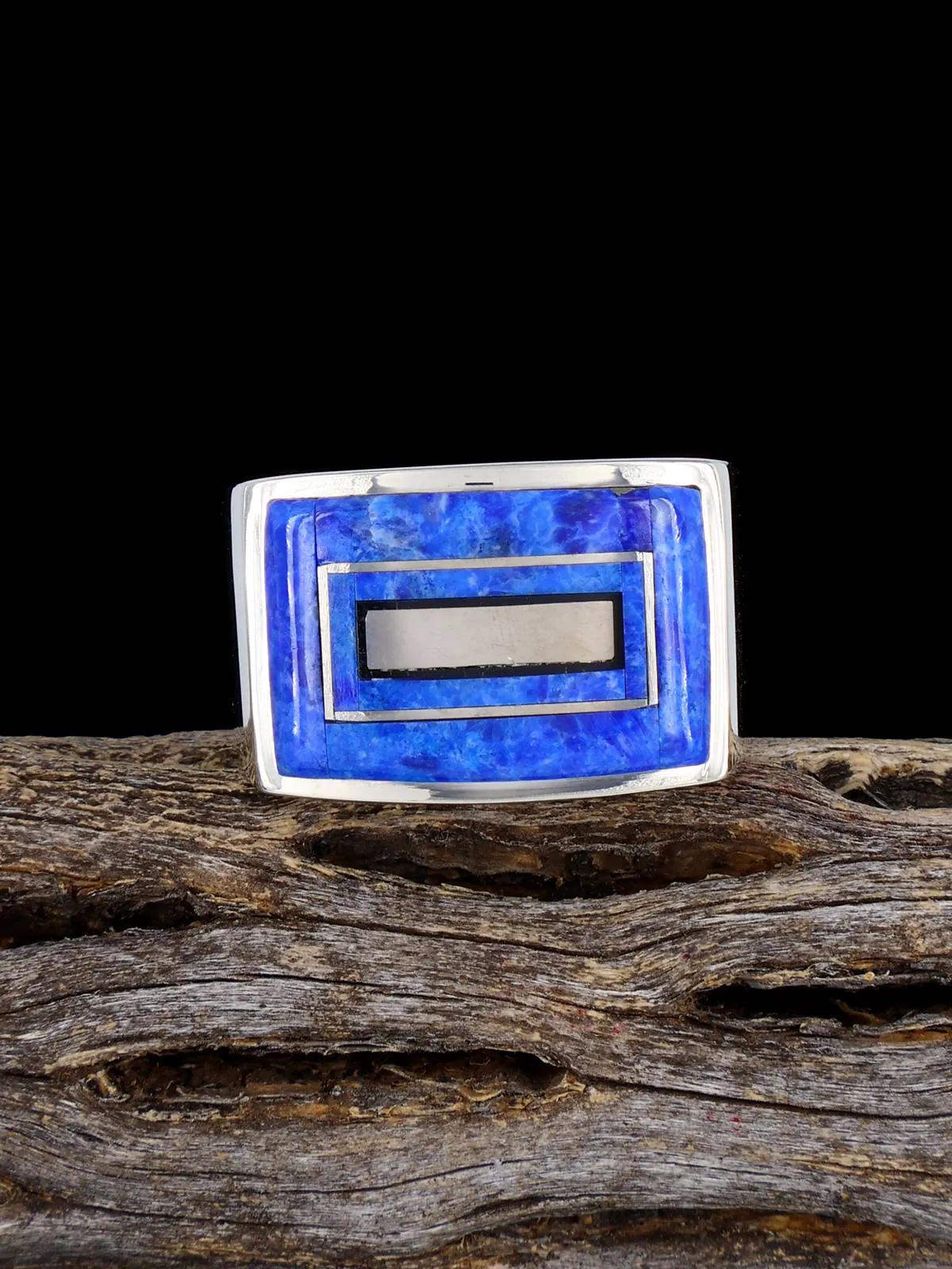 Lapis Inlay Ring, Multiple Sizes