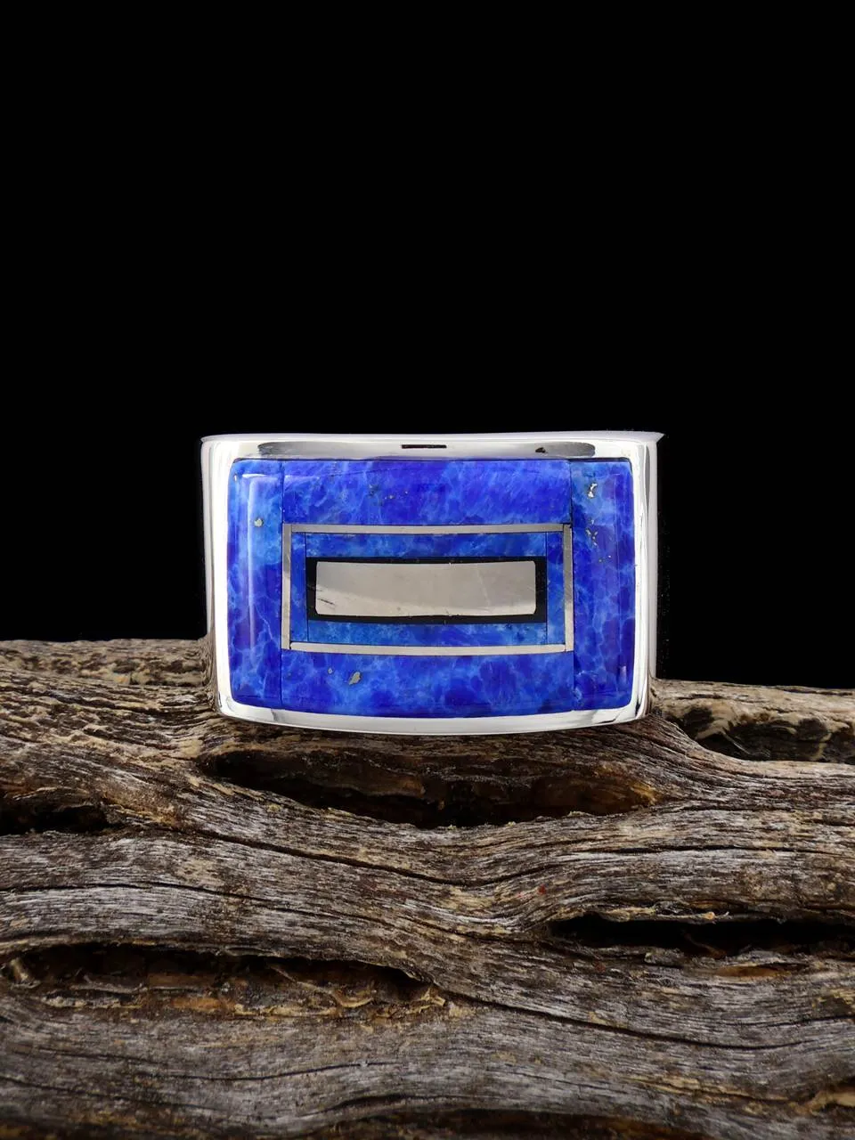 Lapis Inlay Ring, Multiple Sizes