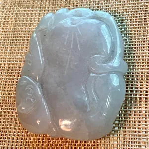 Lavender Jade Carved Pendant