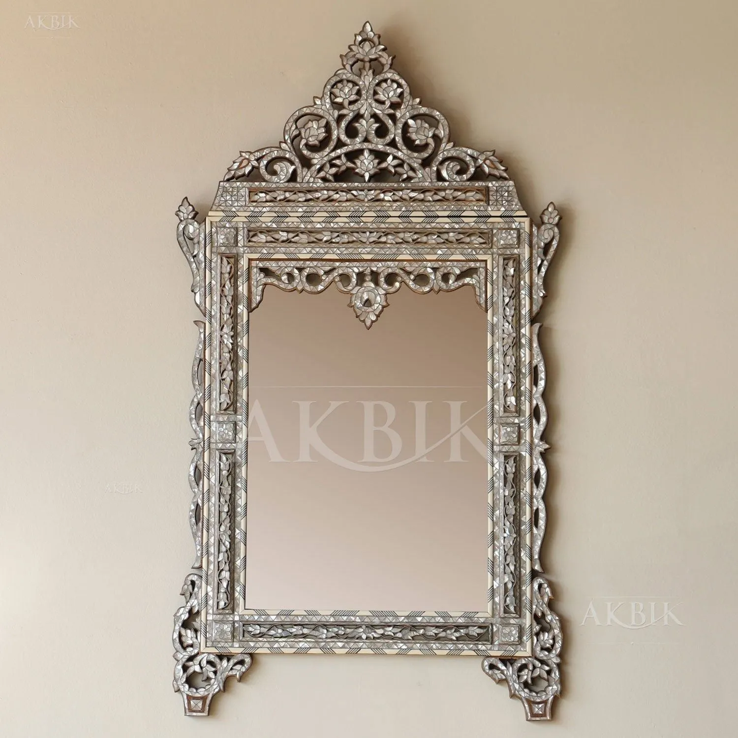Levantine Enigma: Mother of Pearl Mirror