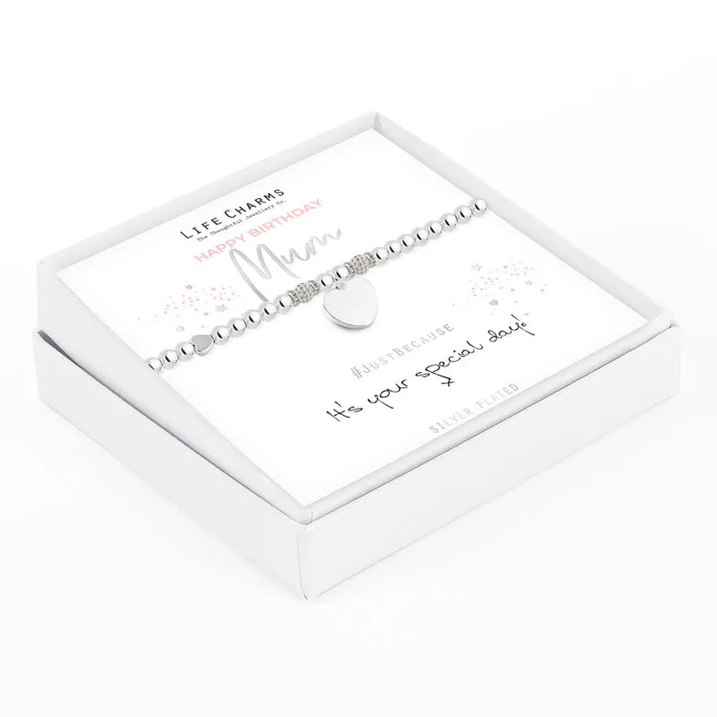 Life Charms - Happy Birthday Mum Bracelet