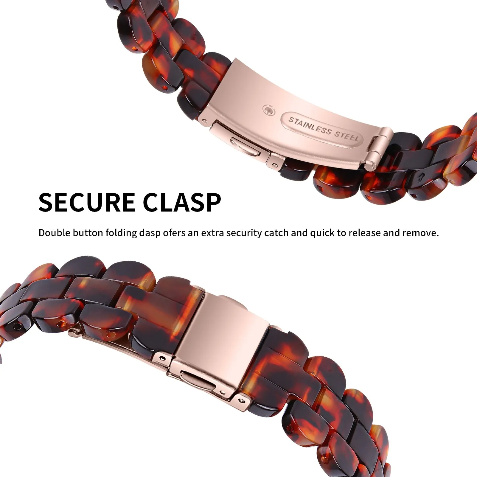 Light Slim women Resin women band strap fits Apple watch Series 8 7 6