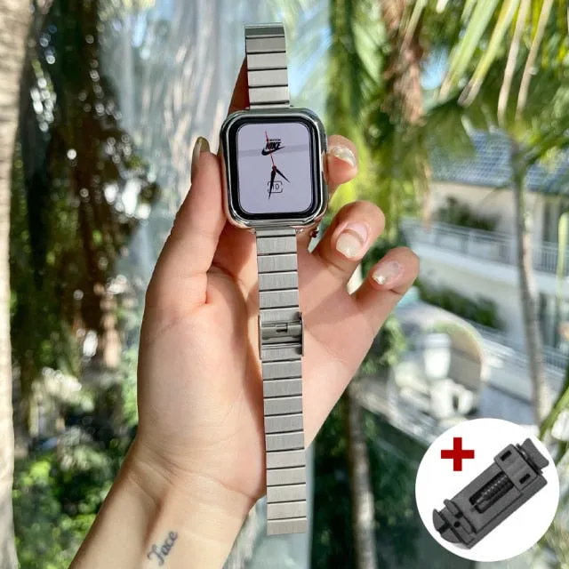 Luxury Women Thin Strap, Apple Watch Band Ultra 8 7 6 Slim Sports Loop