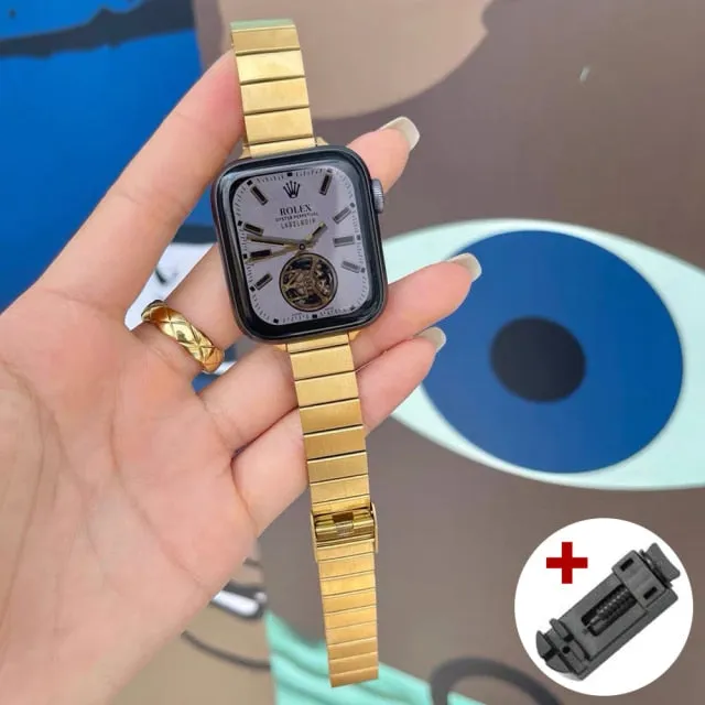 Luxury Women Thin Strap, Apple Watch Band Ultra 8 7 6 Slim Sports Loop